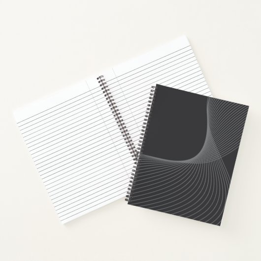 Elegant, chic, simple, modern graphic pattern art notizblock (Innenseite)