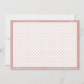 Elegant Chic Stilftiges Script Formal Floral Weddi Einladung (Rückseite)