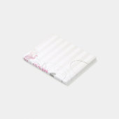 Elegant Chic Stilmädchen ,Flamingo , Ananas Post-it Klebezettel (angewinkelt)