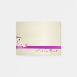 Elegant Chic Stilvoll Girly ,High Heel Post-it Klebezettel