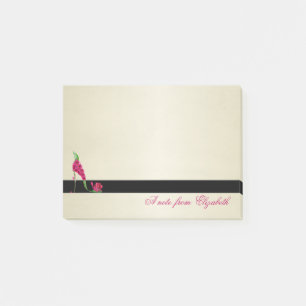 Elegant Chic Stilvoll Girly ,High Heel Post-it Klebezettel