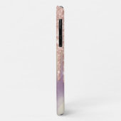 Elegant Chic Tiara Glitzer Tropfens Ombre Case-Mate iPhone Hülle (Hinten/Links)