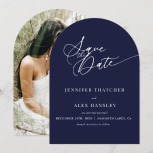 Elegant Chic Wedding Save the Date Einladung