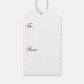 Elegant Chill Geschenkanhänger (Rückseite)