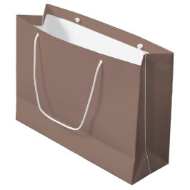 Elegant Choc Brown 9C7F74 Große Geschenktasche Geschenktüte