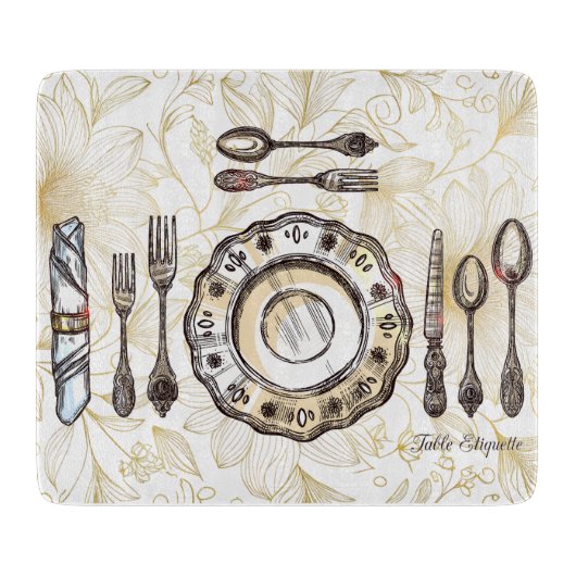 Elegant chopping board schneidebrett (Vorderseite)