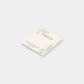 Elegant Christian Botanical Sticky Post-It Notes Klebezettel (angewinkelt)