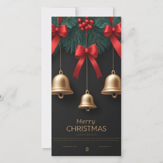 Elegant Christmas Bells Decor – Ankündigung (Vorderseite)
