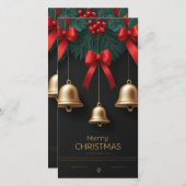 Elegant Christmas Bells Decor – Ankündigung (Vorne/Hinten)
