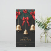 Elegant Christmas Bells Decor – Ankündigung (Stehend Vorderseite)