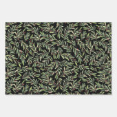 Elegant Christmas Branches and Berries Geschenkpapier Set (Vorderseite 2)