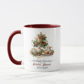 Elegant Christmas Bridal Shower Tea Time Party Tasse (Links)
