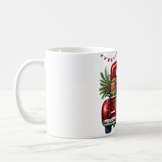 Elegant Christmas Car – Holiday Season Design Kaffeetasse (Links)