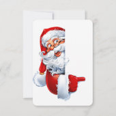 Elegant Christmas Card – Hand-Drawn Tree Einladung (Vorderseite)