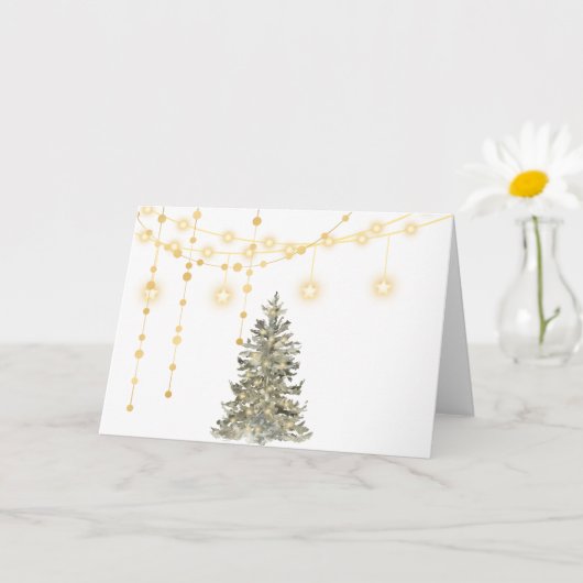 Elegant Christmas Card Karte (Kleine Pflanze)