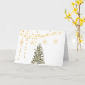 Elegant Christmas Card Karte (Gelbe Blume)