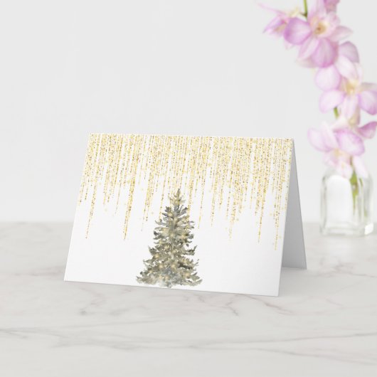 Elegant Christmas Card Karte (Orchidee)