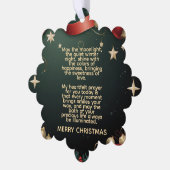 Elegant Christmas Frame Background with Gold Stars Ornament Karte (Linke Ecke)