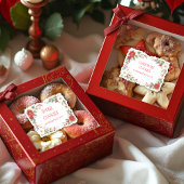 Elegant Christmas Frame For Cookies Exchange Aufkleber
