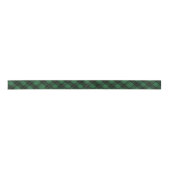 Elegant Christmas Green Plaid Festive Satinband (Vorderseite)