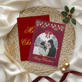 Elegant Christmas Greeting Card – A Message of Lov Dankeskarte