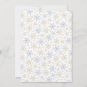 Elegant Christmas Holiday Bridal Brunch Invitation Einladung (Rückseite)