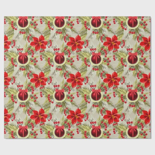 Elegant Christmas/Holiday Geschenkpapier (Flach)