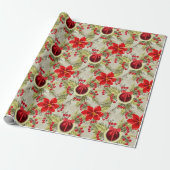 Elegant Christmas/Holiday Geschenkpapier (Ungerollt)