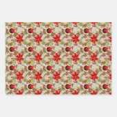 Elegant Christmas/Holiday Geschenkpapier Set (Vorderseite)