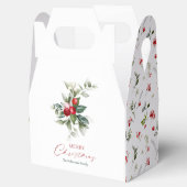 Elegant Christmas Holly Geschenkschachtel (Geöffnet)