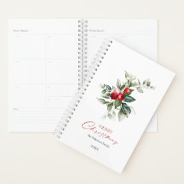 Elegant Christmas Holly Planer