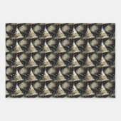 Elegant Christmas Night – Luxe Wrapping Paper Set Geschenkpapier Set (Vorderseite 2)