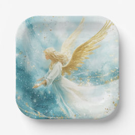 Elegant Christmas Paper Plates Pappteller