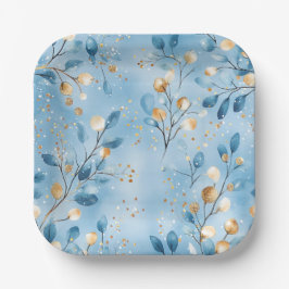 Elegant Christmas Paper Plates Pappteller