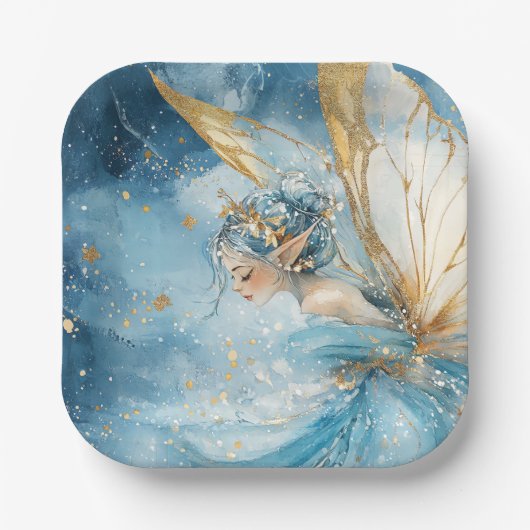 Elegant Christmas Paper Plates Pappteller (Vorderseite)