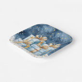 Elegant Christmas Paper Plates Pappteller (Gewinkelt)