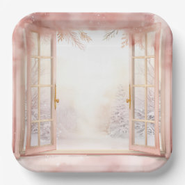 Elegant Christmas Paper Plates Pappteller