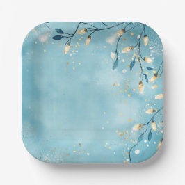 Elegant Christmas Paper Plates Pappteller