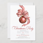 Elegant Christmas Party Corporate Einladung (Vorderseite)