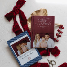Elegant Christmas Photo Card