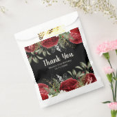 Elegant Christmas Red Flowers Birthday Party Geschenktütchen (Versiegelt)