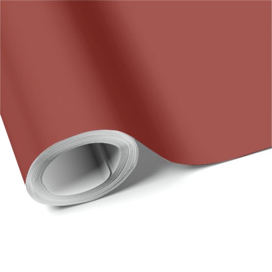 Elegant Christmas Solid Red Geschenkpapier (Rolleneckpunkt)