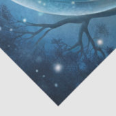 Elegant Christmas tissue paper scene wreath Seidenpapier (Ausschnitt)