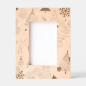 "Elegant Christmas Tree – Festive Holiday Desk Pho Geätzte Rahmen (Vorderseite)