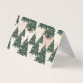 Elegant Christmas Tree Loyalty Card! Visitenkarten (Rückseite)