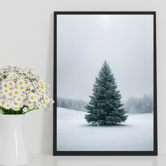 Elegant Christmas Tree Poster