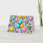 Elegant Christmas Tree with Gifts Feiertagskarte (Rückseite)