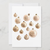 Elegant Christmas Trees – Holiday Season Dankeskarte (Rückseite)