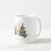 Elegant Christmas Trees – Holiday Season Design Kaffeetasse (VorderseiteRechts)