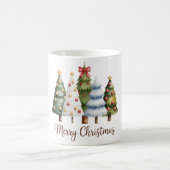 Elegant Christmas Trees – Holiday Season Design Kaffeetasse (Mittel)